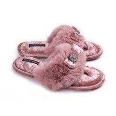 Amelie Embellished Toe Post Slippers