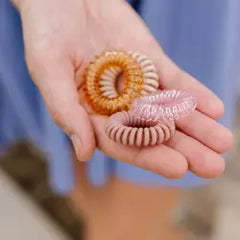 Pink Ombre cord scrunchies