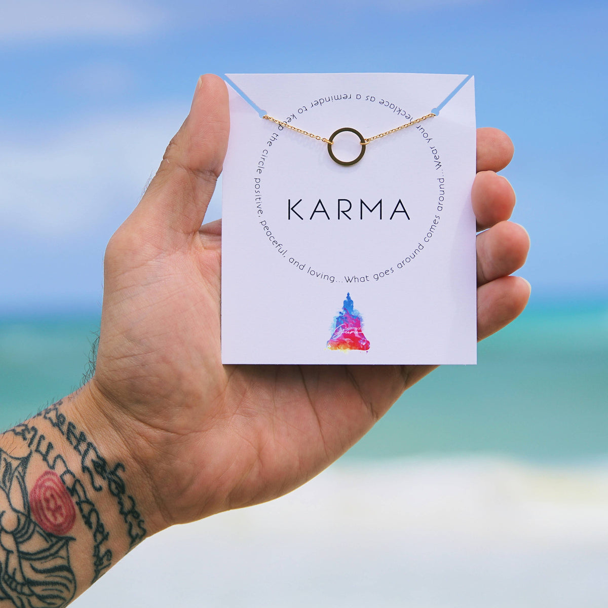 "Karma" Affirmation Necklace